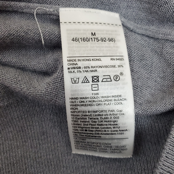 Banana Republic Silk Yak Hair Blend Sweater Size M Womens Knit Crew Neck - Picture 7 of 8